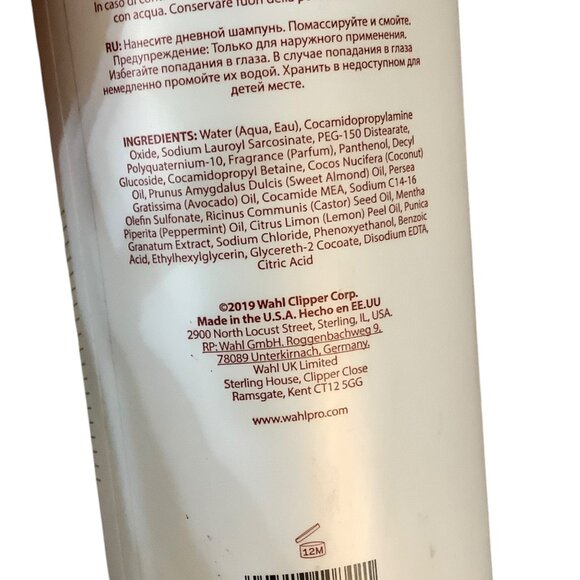 Wahl 1919 Hair & Body Wash 3-In-1 Shampoo Conditioner 33.8 oz Men Professional - Picture 4 of 7